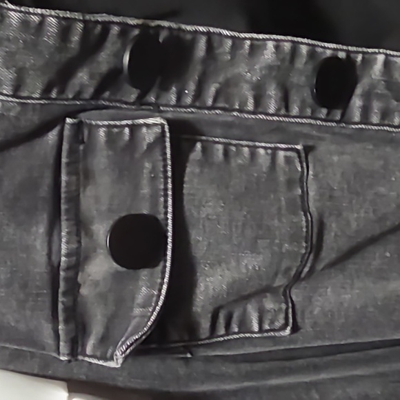 KUT BRAND- Size Small Women Black Denim Jacket - Picture 10 of 15